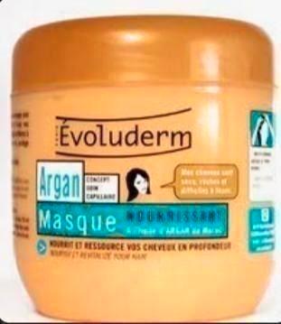 Evoluderm Voedend Argan masker 500 ml (2 voor €10,-), Sieraden, Tassen en Uiterlijk, Uiterlijk | Haarverzorging, Nieuw, Shampoo of Conditioner