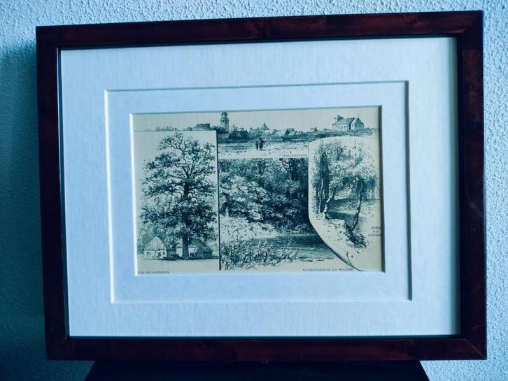 Craandijk Litho Winterswijk Roerdink Willink Oeding 1880 (53, Antiek en Kunst, Kunst | Litho's en Zeefdrukken, Ophalen of Verzenden