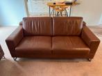 Leolux Cuno design bankstel - cognac lederen bank 2,5 zits, Ophalen, Design, 150 tot 200 cm, Tweepersoons