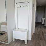 IKEA HEMNES opbergbank, wit, 64x37x173 cm, Zo goed als nieuw, 150 tot 200 cm, Hout, Ophalen