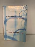 Studying Public Policy, Ophalen of Verzenden, Michael Howlett, Alpha, WO