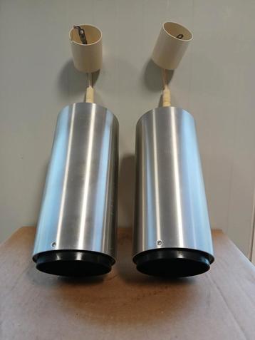 Space Age Aluminium hanglampen van Staff, jaren 70, beschikbaar voor biedingen