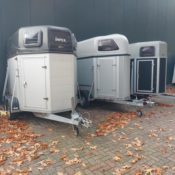 Paardentrailers, 1.5 of 2 paards. Compleet nieuw opgebouwd., Dieren en Toebehoren, Paarden en Pony's | Trailers en Aanhangwagens