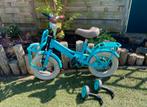 Kinderfiets Popal Cooper 12 inch turquoise, Ophalen, Zijwieltjes, Gebruikt, Minder dan 16 inch