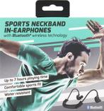 Sports neckband in-earphones /Sport oortjes bluetooth in ear, Ophalen of Verzenden, Nieuw, In gehoorgang (in-ear), Bluetooth