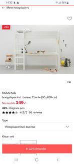 Hoogslaper met bureau van Nous Kids, Ophalen, Gebruikt, Hoogslaper
