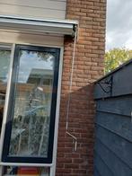 Knikarmzonnescherm - 5,5 x 2,5 meter, Tuin en Terras, Zonneschermen, Ophalen, Gebruikt, 450 cm of meer, 150 tot 300 cm