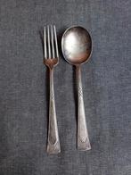 Art Deco vork en lepel., Antiek en Kunst, Antiek | Bestek, Ophalen of Verzenden