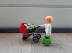 Playmobil 5573 Tweeling kinderwagen, Ophalen of Verzenden, Zo goed als nieuw, Complete set