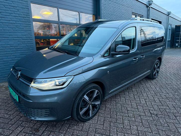 Volkswagen Caddy Maxi 2.0 TDI DSG Style 2021 Airco Pano Navi, Auto's, Bestelauto's, Bedrijf, Te koop, ABS, Achteruitrijcamera