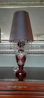 Kristal Bohemian tafellamp, Huis en Inrichting, Lampen | Tafellampen, Minder dan 50 cm, Zo goed als nieuw, Ophalen