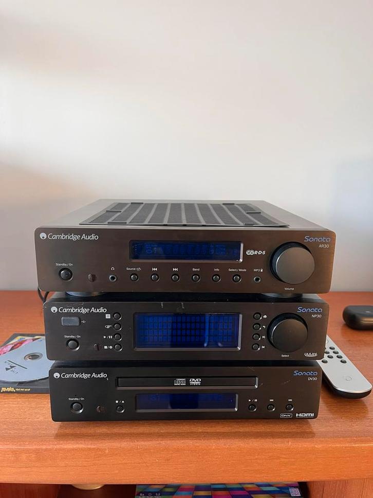 Cambridge Audio Sonata Set - AR30, NP30, DV30, Audio, Tv en Foto, Stereo-sets, Gebruikt, Cd-speler, Overige merken, Losse componenten