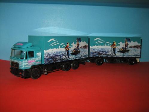 Hohling-Zeezicht  MAN  combi  Herpa, Hobby en Vrije tijd, Modelauto's | 1:87, Zo goed als nieuw, Bus of Vrachtwagen, Herpa, Ophalen of Verzenden