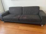 Bank met hocker, Huis en Inrichting, Banken | Bankstellen, Ophalen, Gebruikt, Driepersoons, 75 tot 100 cm