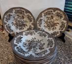 Wedgwood Asiatic Pheasants 12 diepe borden Bruin Brown 22 cm, Huis en Inrichting, Keuken | Servies, Ophalen of Verzenden, Zo goed als nieuw