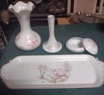 vintage Limoges France 2x vaas potje met deksel en schaal, Antiek en Kunst, Antiek | Vazen, Ophalen