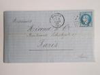 Frankrijk, Vouwbrief Uit Puteaux Naar Parijs 1869., Postzegels en Munten, Brieven en Enveloppen | Buitenland, Ophalen, Brief