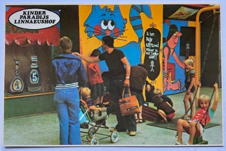 Kinderparadijs Linnaeushof grootste speeltuin Ringwerpen, Verzamelen, Ansichtkaarten | Themakaarten, Ongelopen, 1960 tot 1980
