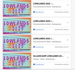 Gllamping Deluxe 4p tent + 4 Lowlands festival tickets, Drie personen of meer, Meerdaags