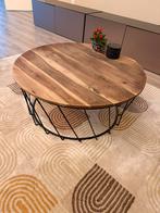 Salontafel, Huis en Inrichting, Tafels | Salontafels, Ophalen, Rond, 50 tot 100 cm, Zo goed als nieuw