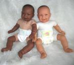 Levensechte Babypoppen combi set van 2 poppen 53 cm babypop, Newborn, Nieuw, Ophalen of Verzenden, Spanje onil