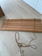 Bamboe Rolgordijnen - 3 stuks, Gebruikt, 100 tot 150 cm, Bruin, Ophalen of Verzenden