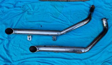 Uitlaat Drag pipes chroom Harley Softail  beschikbaar voor biedingen