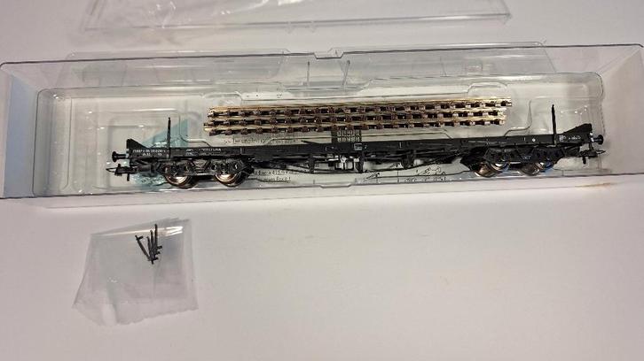 Roco NS Rs beladen met rails, Hobby en Vrije tijd, Modeltreinen | H0, Nieuw, Wagon, Gelijkstroom, Roco, NS, Ophalen of Verzenden