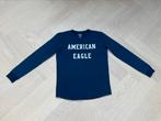 ZGAN:Blauw shirt van American Eagle Outfitters maat XS / 164, American Outfitters, Ophalen of Verzenden, Zo goed als nieuw, Shirt of Longsleeve