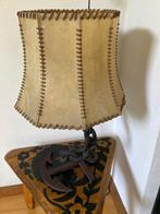 Oude Schemerlamp met anker en kap, Antiek en Kunst, Ophalen