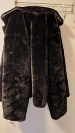 Mooie warme gevoerde bontjas - perfect voor de winter!, Zwart, Maat 42/44 (L), Ophalen of Verzenden, Zo goed als nieuw