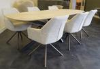 Design Vergadertafel | Eetkamertafel | Mangohout | 240x100, 100 tot 150 cm, -, -, Ophalen of Verzenden