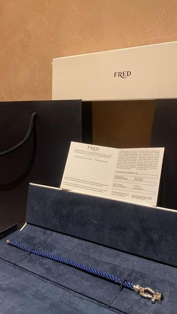 Fred force armband donkerblauw/zilver beschikbaar voor biedingen