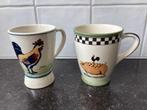 ZGAN Prachtige beker /koffie-thee mok met kip/haan, Ophalen, Zo goed als nieuw, Overige stijlen, Kop(pen) en/of Schotel(s)