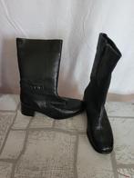 Stoere zwarte leren laarzen.Ongedragen! mt 37. Merk Verhulst, Kleding | Dames, Schoenen, Hoge laarzen, ., Zwart, Nieuw