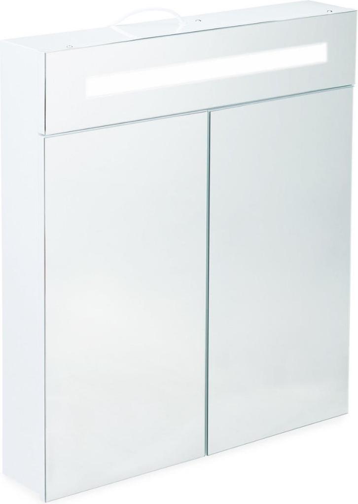 Badkamerkast, Huis en Inrichting, Badkamer | Badkamermeubels, Zo goed als nieuw, Spiegelkast, Minder dan 100 cm, 50 tot 100 cm