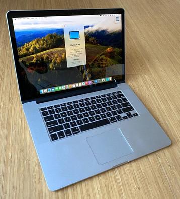 Apple MacBook Pro 15" Retina met 500 GB SSD, 8GB RAM + lader beschikbaar voor biedingen