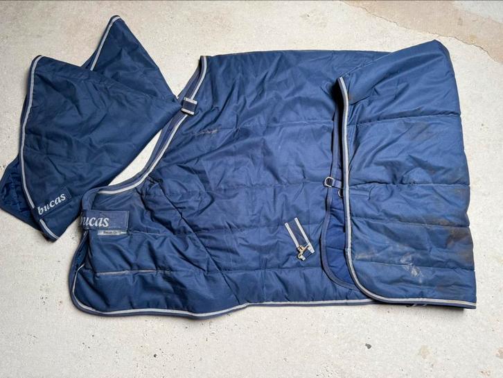 Bucas staldeken Quilt SD 300gram 198 met losse hals, Dieren en Toebehoren, Paarden en Pony's | Dekens en Dekjes, Zo goed als nieuw