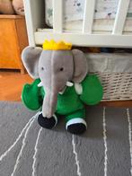 Vintage Babar de Olifant Knuffel van Gund, Kinderen en Baby's, Speelgoed | Knuffels en Pluche, Ophalen, Gebruikt, Olifant