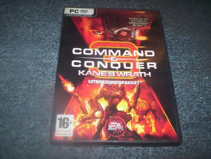 command & conquer kane"s wraht, Spelcomputers en Games, Games | Pc, Zo goed als nieuw, Strategie en Constructie, 1 speler, Vanaf 12 jaar