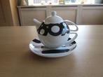 Salt & Pepper Graphic zwart-wit tea for one D12,5cm H14cm, Huis en Inrichting, Keuken | Servies, Overige typen, Ophalen of Verzenden