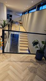 Balustrade - Trapleuning - Planken -Wandsteun -Stalen rekken, Overige typen, Nieuw, Veiligheidsglas, 160 cm of meer