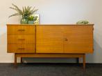 Vintage sideboard jaren 60/70 retro dressoir teak meubel, Huis en Inrichting, Kasten | Dressoirs, Ophalen, Gebruikt, 150 tot 200 cm