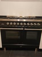 Boretti gasfornuis 6 pitten dubbele oven, Gebruikt, 60 cm of meer, Ophalen of Verzenden, Gas