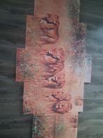 Leeuwen schilderij in delen - Nieuw, Ophalen of Verzenden