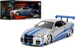 Jada Toys Fast & Furious Brian’s 2002 Nissan  1:24 Skyline R, Ophalen, Nieuw, Auto, Jada