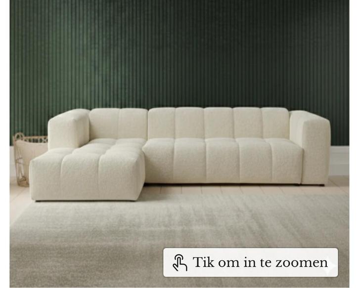 Hoekbank - nog nieuw in het plastic!, Huis en Inrichting, Banken | Sofa's en Chaises Longues, Nieuw, Vierpersoons of meer, 250 tot 300 cm