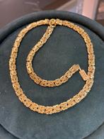 18KT Goud - 41.2 Gram - Ketting + Armband - PLATTE KONINGS, Sieraden, Tassen en Uiterlijk, Kettingen, Ophalen, Nieuw, Goud