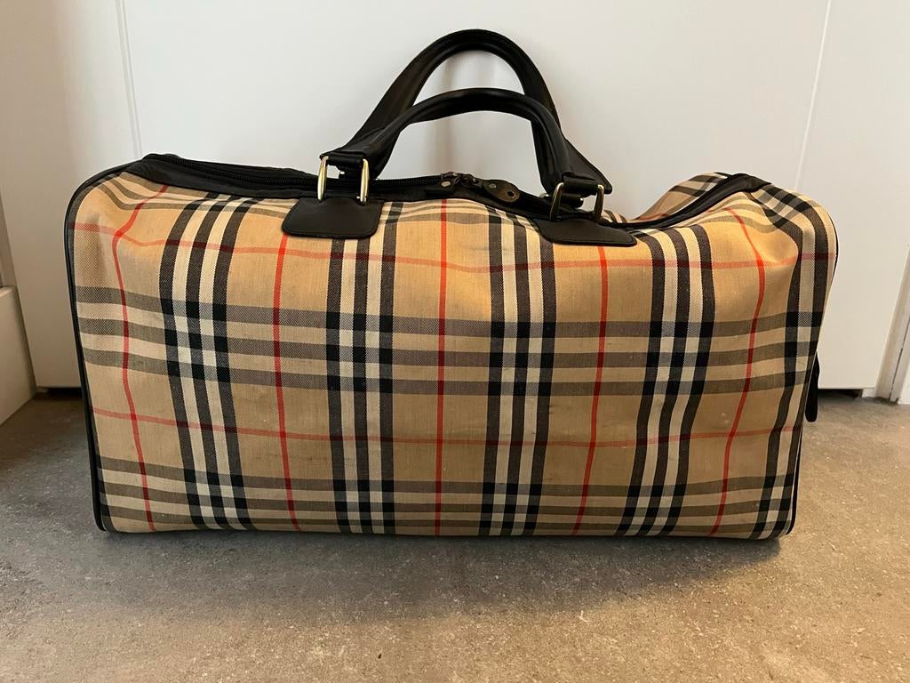 Vintage Burberry Reistas, Ophalen, 40 tot 60 cm, Gebruikt, 20 tot 30 cm
