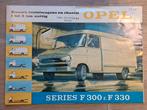 Folder Opel bedrijfswagens series F 300 & F330, Auto diversen, Ophalen of Verzenden